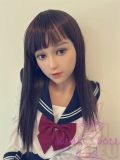 MLW doll Loli Sex Doll 145cm/4ft8 A-cup Arisa head TPE material body+head+makeup selectable
