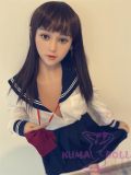 MLW doll Loli Sex Doll 145cm/4ft8 A-cup Arisa head TPE material body+head+makeup selectable