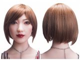 Ture Idols AV actress Akari Tsumugi supervised 158cm/5ft2 D-cup Silicone head +TPE body Sex doll