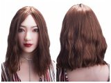 Ture Idols AV actress Akari Tsumugi supervised 158cm/5ft2 D-cup Silicone head +TPE body Sex doll