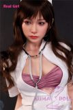 Ture Idols AV actress Akari Tsumugi supervised 158cm/5ft2 D-cup Silicone head +TPE body Sex doll