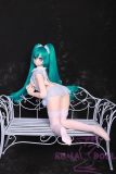 MOZUDOLL 145cm/4ft8 D-cup TPE love doll with Xiaoyin 2D Anime head