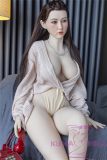 JY Doll Silicone Material Love Doll 163cm/5ft4 F-Cup Yinglian head with body makeup