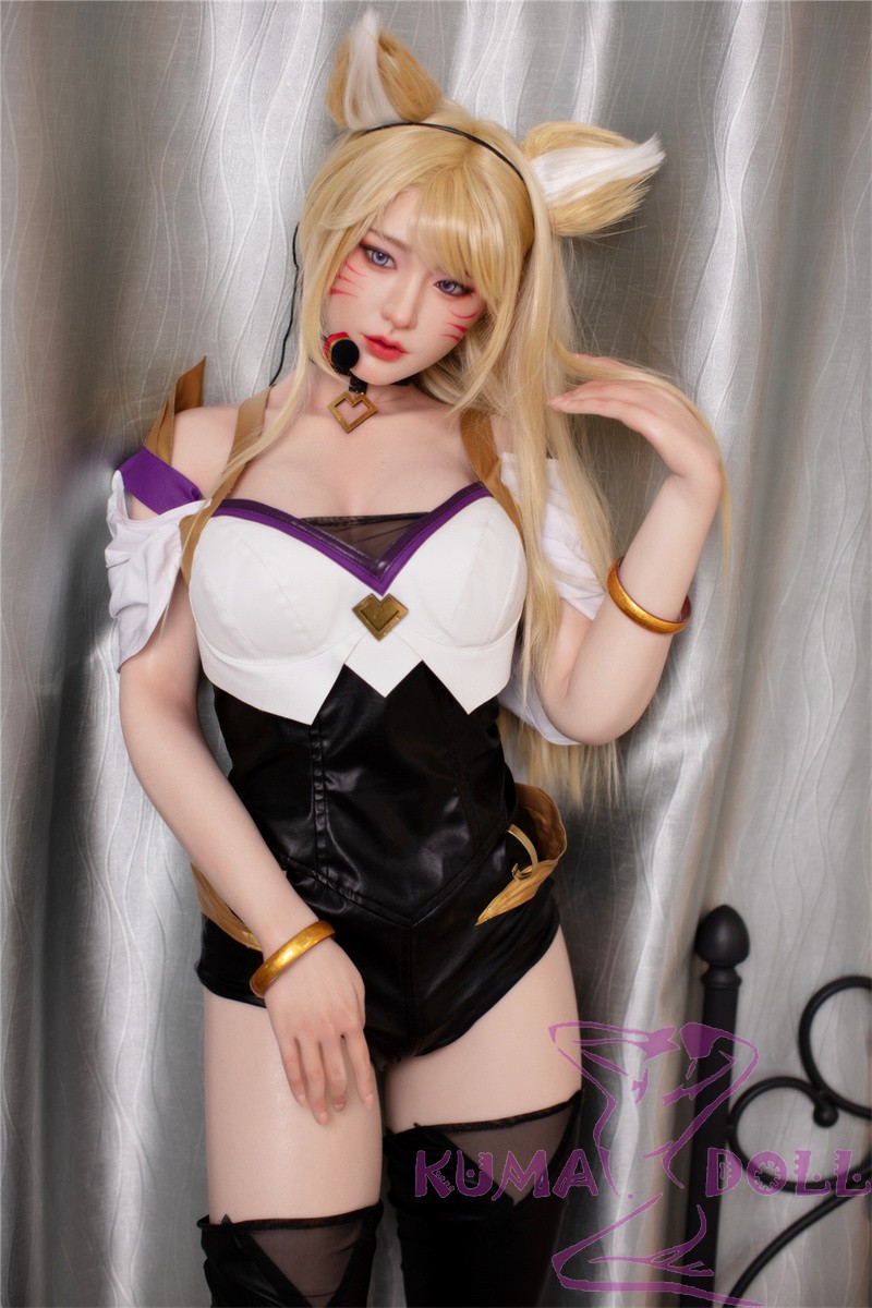 Only Love Sex Doll 168cm/5ft5 D-Cup #C Silicone head+TPE body - Ahri Cosplay