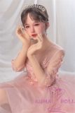 Sanhui Doll 145cm/4ft8 D-cup Silicone Sex Doll with Head #11-Pink dress