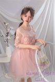 Sanhui Doll 145cm/4ft8 D-cup Silicone Sex Doll with Head #11-Pink dress