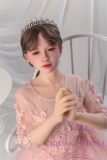 Sanhui Doll 145cm/4ft8 D-cup Silicone Sex Doll with Head #11-Pink dress