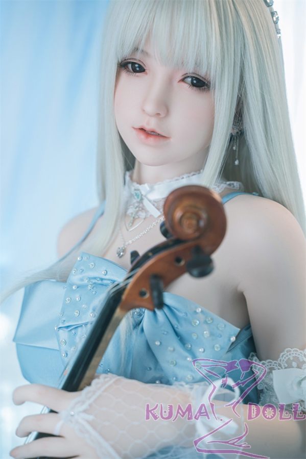 Sanhui Doll 145cm/4ft8 D-cup Silicone Sex Doll with Head #A11-Violin Girl