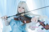 Sanhui Doll 145cm/4ft8 D-cup Silicone Sex Doll with Head #A11-Violin Girl