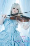 Sanhui Doll 145cm/4ft8 D-cup Silicone Sex Doll with Head #A11-Violin Girl