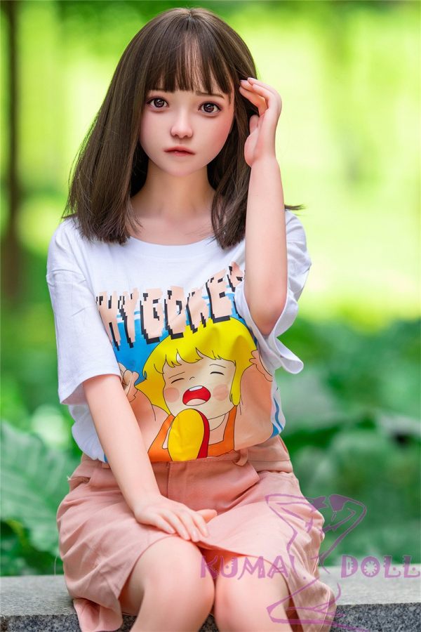 Real Girl Doll 148cm/4ft9 C-Cup TPE Sex Doll R65 head makeup selectable(Recommend you choose 157cm body)-Pink skirt