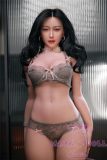 JY Doll TPE Material Love Doll 163cm/5ft3 E-Cup Silicone Head Muqing with body makeup