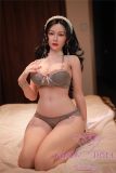 JY Doll TPE Material Love Doll 163cm/5ft3 E-Cup Silicone Head Muqing with body makeup