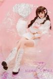 Bezlya Doll Cute love doll L2 head 149cm/4ft9 C-Cup silicone head + TPE material body material customized-Double Ponytail