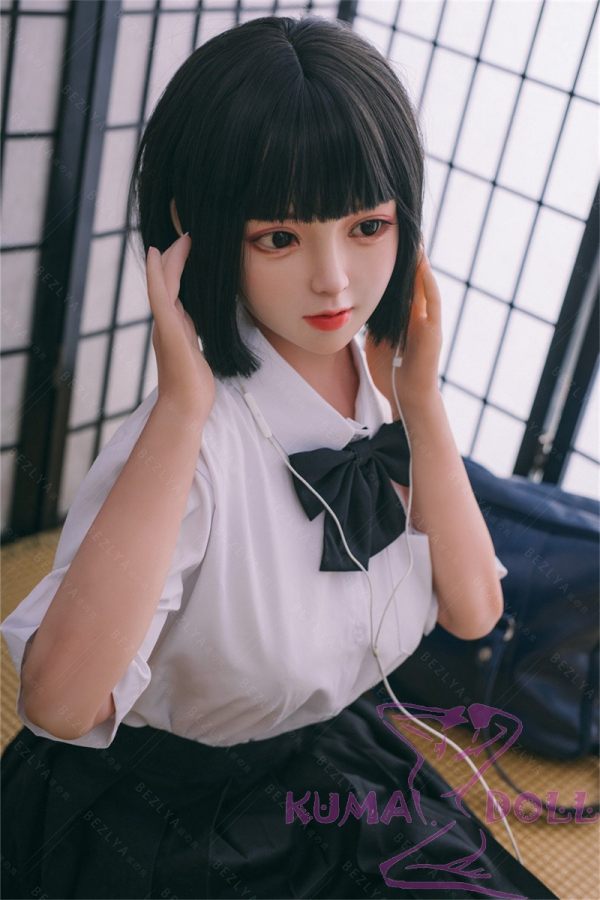 Bezlya Doll Cute love doll L1 head 149cm/4ft9 C-Cup silicone head + TPE material body material customized-Japanese School Uniform
