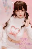 Bezlya Doll Cute love doll L2 head 149cm/4ft9 C-Cup silicone head + TPE material body material customized-Double Ponytail