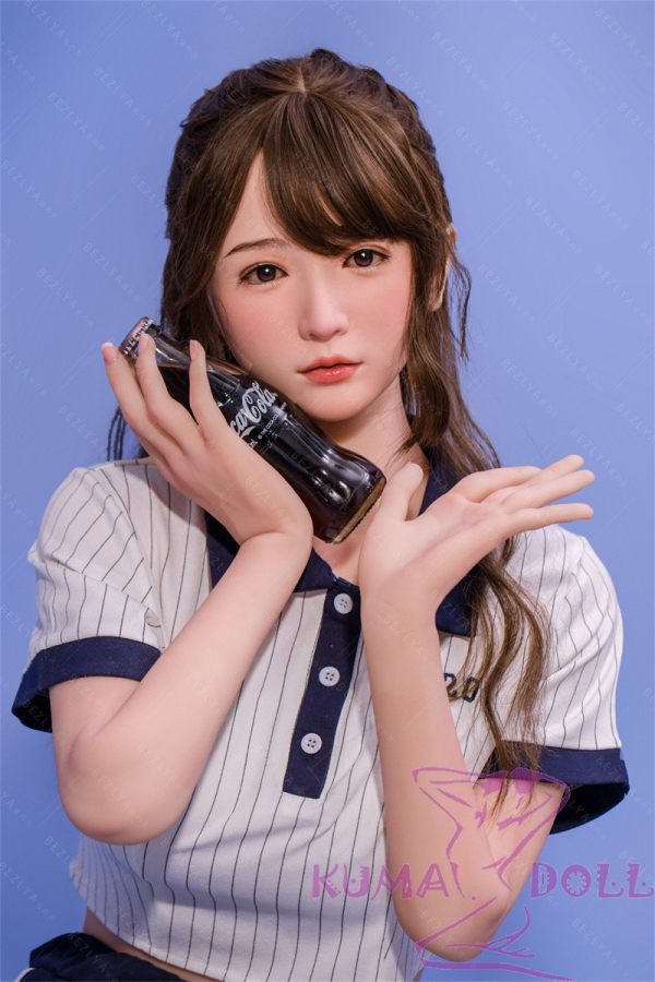 Bezlya Doll Cute love doll G head 160cm/5ft3 B-Cup silicone head + TPE material body material customized-Waitress outfit
