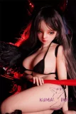 Mini doll Full Silicone sex doll Devil head for 100cm/3ft3 E-cup body