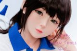 Bezlya Doll Cute love doll M head 4ft5 A-Cup silicone head + TPE material body material customized-High School Uniform