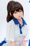 Bezlya Doll Cute love doll M head 4ft5 A-Cup silicone head + TPE material body material customized-High School Uniform