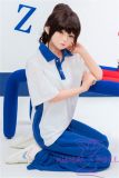 Bezlya Doll Cute love doll M head 4ft5 A-Cup silicone head + TPE material body material customized-High School Uniform