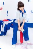 Bezlya Doll Cute love doll M head 4ft5 A-Cup silicone head + TPE material body material customized-High School Uniform