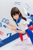 Bezlya Doll Cute love doll M head 4ft5 A-Cup silicone head + TPE material body material customized-High School Uniform