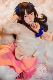 Bezlya Doll Cute love doll M head 4ft5 A-Cup silicone head + TPE material body material customized-Blue Bow Tie