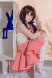 Bezlya Doll Cute love doll M head 4ft5 A-Cup silicone head + TPE material body material customized-Blue Bow Tie