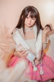 Bezlya Doll Cute love doll M head 4ft5 A-Cup silicone head + TPE material body material customized-Blue Bow Tie