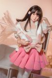 Bezlya Doll Cute love doll M head 4ft5 A-Cup silicone head + TPE material body material customized-Blue Bow Tie