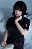 Bezlya Doll Full Silicone material Cute love doll N head 160cm/5ft3 B-Cup customized-Black Cheongsam