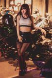 Bezlya Doll Full Silicone material Cute love doll D2 head 160cm/5ft3 B-Cup customized-Biker Girl