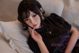 Bezlya Doll Full Silicone material Cute love doll N head 160cm/5ft3 B-Cup customized-Black Cheongsam