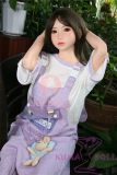 SHEDOLL Lolita type 148cm/4ft9 normal breast Coco head love doll body material customizable-Mauve strappy pants