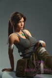 Game Lady Full silicone 166cm/5ft5 E-cup No.7 head with realistic makeup, eyebrows and eyelashes implanted