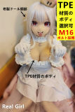 Realgirl anime doll 8kg cloth customized page 4ft4 body selectable M16 bolt adopter