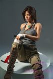 Game Lady Full silicone 166cm/5ft5 E-cup No.7 head with realistic makeup, eyebrows and eyelashes implanted