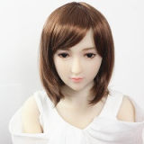 Anime Doll Silicone Material Love Doll AA-cup with Anime Head #2 with realistic body makeup