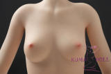 WAXDOLL 7kg Full Silicone Love doll 85cm/2ft8 flat breast doll #GF05 head with realistic make-up