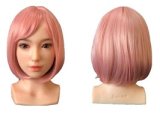 XNX Doll 160cm/5ft2 Small breast and nipple Silicone Sex Doll with R+S makeup Head X5 Gemma-Blue Nightdress