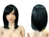XNX Doll 160cm/5ft2 Small breast and nipple Silicone Sex Doll with R+S makeup Head X5 Gemma-Blue Nightdress