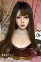 Real Girl  head only R28 head TPE head M16 bolt Craftsman make selectable