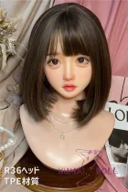 Real Girl  head only R36 head TPE head M16 bolt Craftsman make selectable