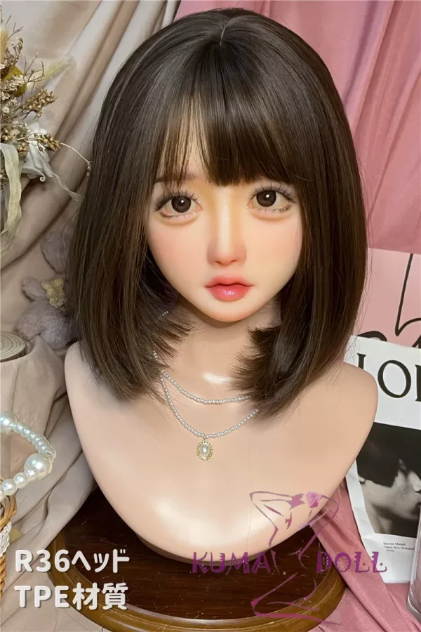 Real Girl  head only R36 head TPE head M16 bolt Craftsman make selectable