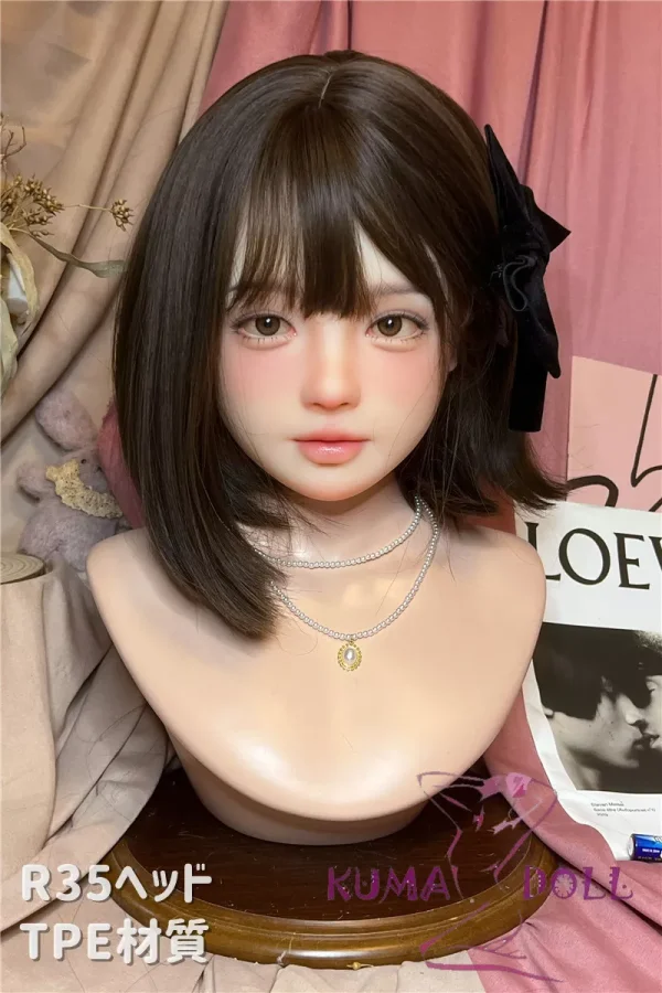 Real Girl  head only R35 head TPE head M16 bolt Craftsman make selectable