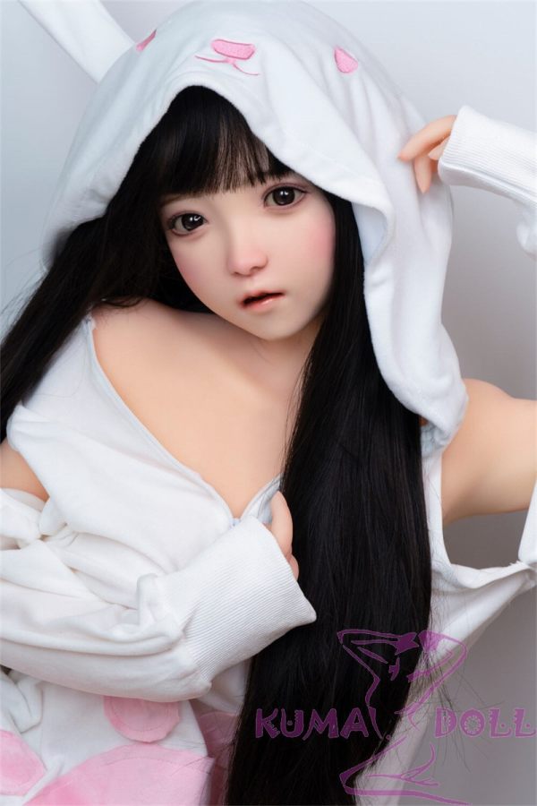 SHEDOLL Lolita type 148cm/4ft9 normal breast LuoXiaoYi head love doll body material customizable-Rabbit pajamas
