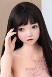 SHEDOLL Lolita type 148cm/4ft9 normal breast LuoXiaoYi head love doll body material customizable-Rabbit pajamas
