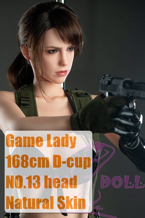 Game Lady Full silicone 168cm/5ft5 E-cup No.13 head with realistic makeup, eyebrows and eyelashes implanted-Nurse's uniform