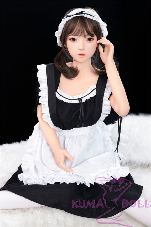 SHEDOLL Lolita type 148cm/4ft9 normal breast NinMeng head love doll body material customizable-Maid's outfit